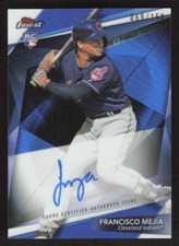 2018 FINEST FRANCISCO MEJIA FFA-FM RC FIRSTS AUTOGRAPHS BLUE 69/150 INDIANS