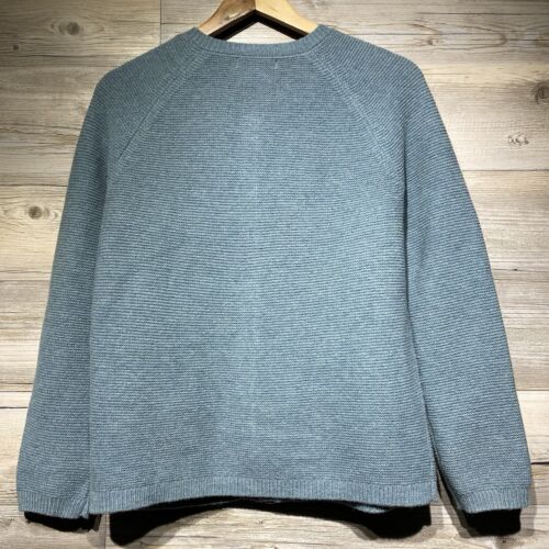 Tabitha Webb Damen großer Wollmischung Pullover Cardigan bunte Knöpfe blau sehr guter Zustand - Bild 2 von 8