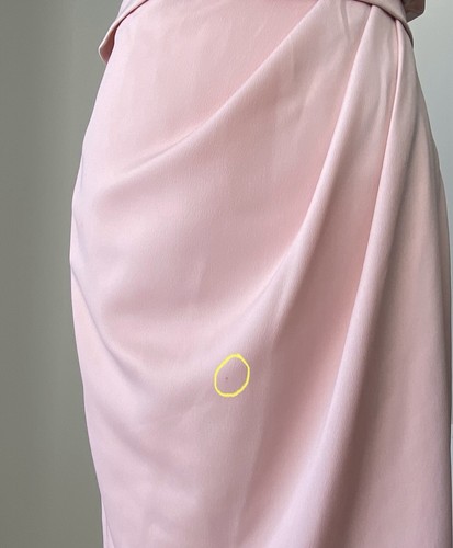 Grace Willow Dress Size 10 NWT Pink Strapless With One Shoulder Sash Knee Length - Picture 2 of 15