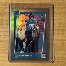 2021 Panini Donruss Optic Luke Farrell Bronze Prizm Rated Rookie #287 Jaguars