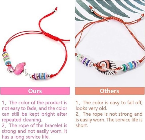 Tacobear 12Stk Freundschaftsarmband Kinder Armbänder Mädchen Einhorn K - Bild 6 von 6