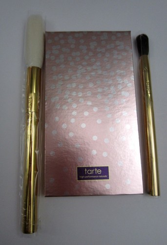 TARTE Amazonian Clay Eye and Cheek (Rejoiced) Palette w/ shadow & cheek brushes - Picture 5 of 7