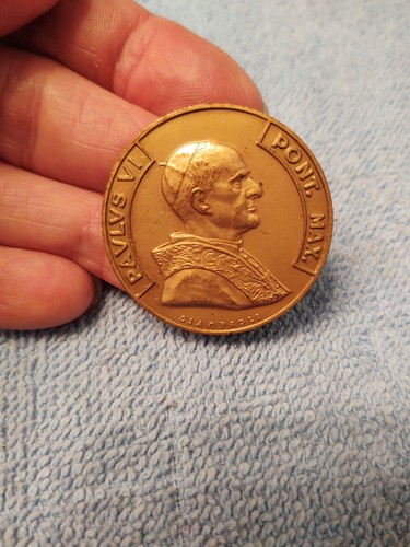 Pope Paul VI (Paulus VI) (Pavlvs VI) Coin Medal Token - Picture 5 of 5