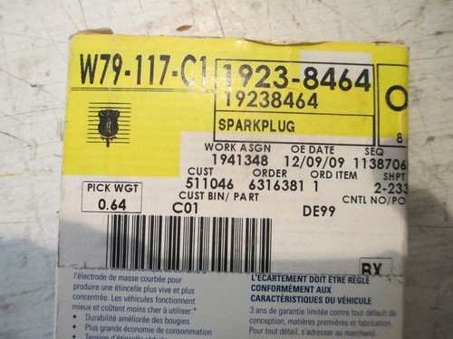 AC DELCO Spark Plugs ACDELCO BOX SET OF 8