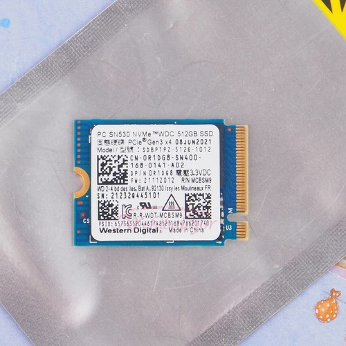 1PC Solid State Drive CF Card WD SN530 512gb PCIe NVMe 2230 M.2 30 MM SSD - Afbeelding 4 van 16