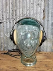 Vintage Military NAF 48490-1 WW2 WWII Era Aviator Headset Pilot USN War Time