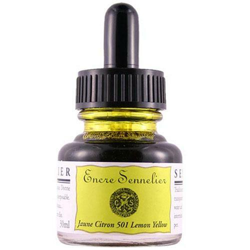 Sennelier Artist inchiostro da disegno resistente all'acqua 30 ml, disponibile in 31 colori - Foto 17 di 36