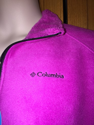 NWT COLUMBIA SPORTSWEAR COMPANY Girls Dotswarm II Fleece Zip Jacket XL 18/20 $35 - Picture 3 of 6