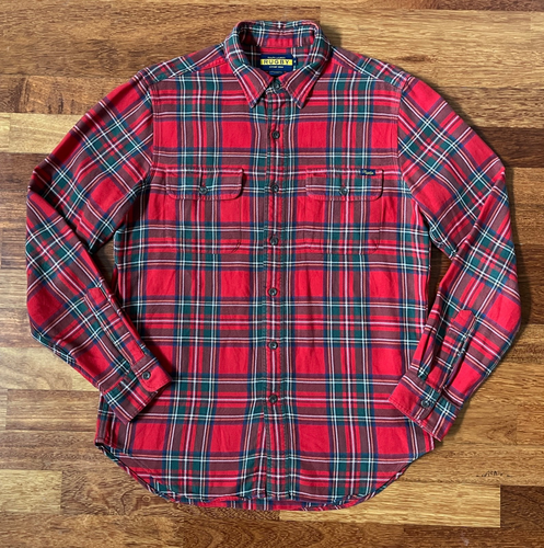 PYREX VISION FLANNEL SHIRT vtg virgil abloh off white kanye ralph lauren rugby M - Picture 4 of 6