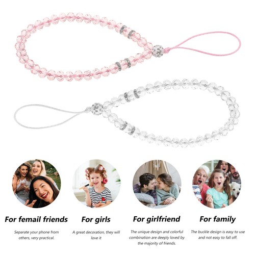 2 Pcs Mobile Phone Lanyard Miss Cell Wristlet Charm Strap Cellphone - 第 2/12 張圖片