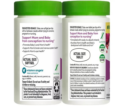 Rainbow Light Prenatal One High Potency Daily Multivitamin with Folate, 60 Tb - Picture 2 of 4