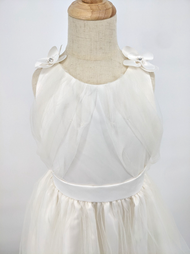 Rare Editions Girl's Sleeveless Tulle and Satin Fancy Dress Size 8 - Picture 2 of 11