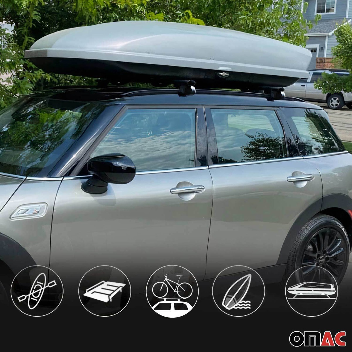 Lockable Roof Rack Cross Bars Luggage Carrier for Volvo V60 2020