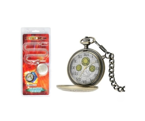 Doctor Who The Master's Fob Watch & Chain WORLDWIDE POST - Picture 3 of 5