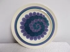 Vintage Franciscan Earthenware Moondance Blue Purple 10 3/8" Dinner Plate