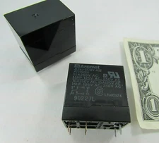 Lot 2 Aromat Relays 2-Pole 12VDC Coil DPST-NO PC Board Max 15A 250VAC JC2aJ-DC12