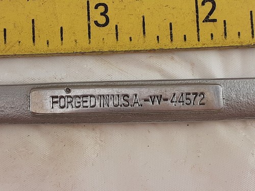 Vintage Craftsman -VV- 44572 Double Open End Wrench 3/8" x 7/16" USA - Bild 5 von 10