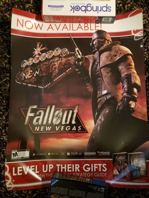 Fallout New Vegas Gamestop Store Display Poster Bethesda 10 Promo Ps3 Xb360 Ebay Fallout New Vegas Gamestop Store Display Poster Bethesda 10 Promo Ps3 Xb360 Ebay