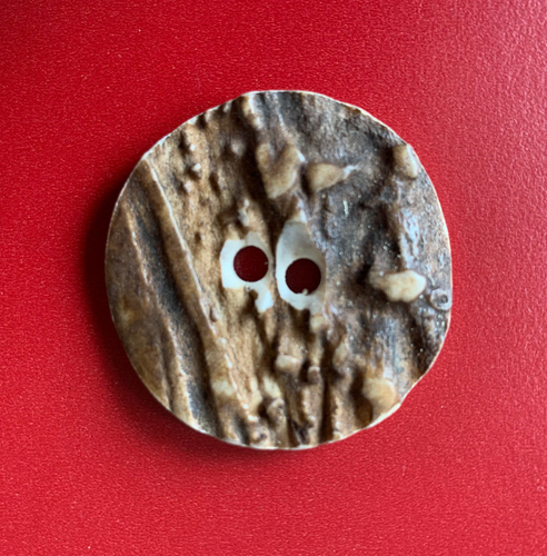 Große echte Hirschhorn-Knöpfe / Trachtenknöpfe, 42 mm, 2-Loch & 4-Loch - Bild 7 von 9