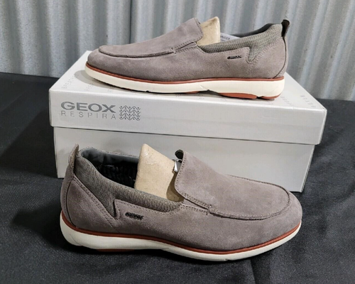 Geox U Nebula Herren Grau Halbschuhe US Größe 6 - Bild 2 von 5