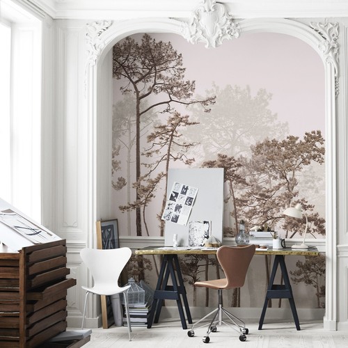 Vintage Forest Mural Nature Wallpaper Peel and Stick W148"xH98" Canvas Paintings - Picture 6 of 9