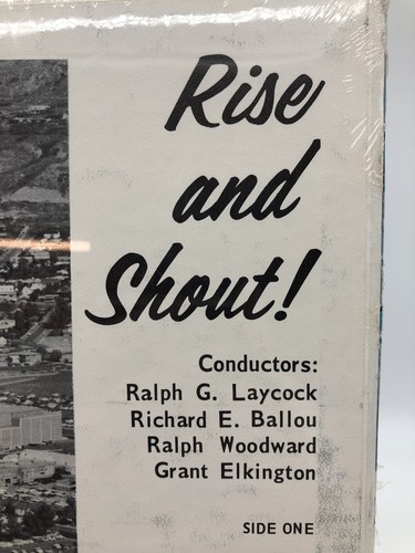 Rise & Shout! Vinyl LP Album BYU Cougar Club Record Band Chorus Choir Stereo NEW - Picture 4 of 10