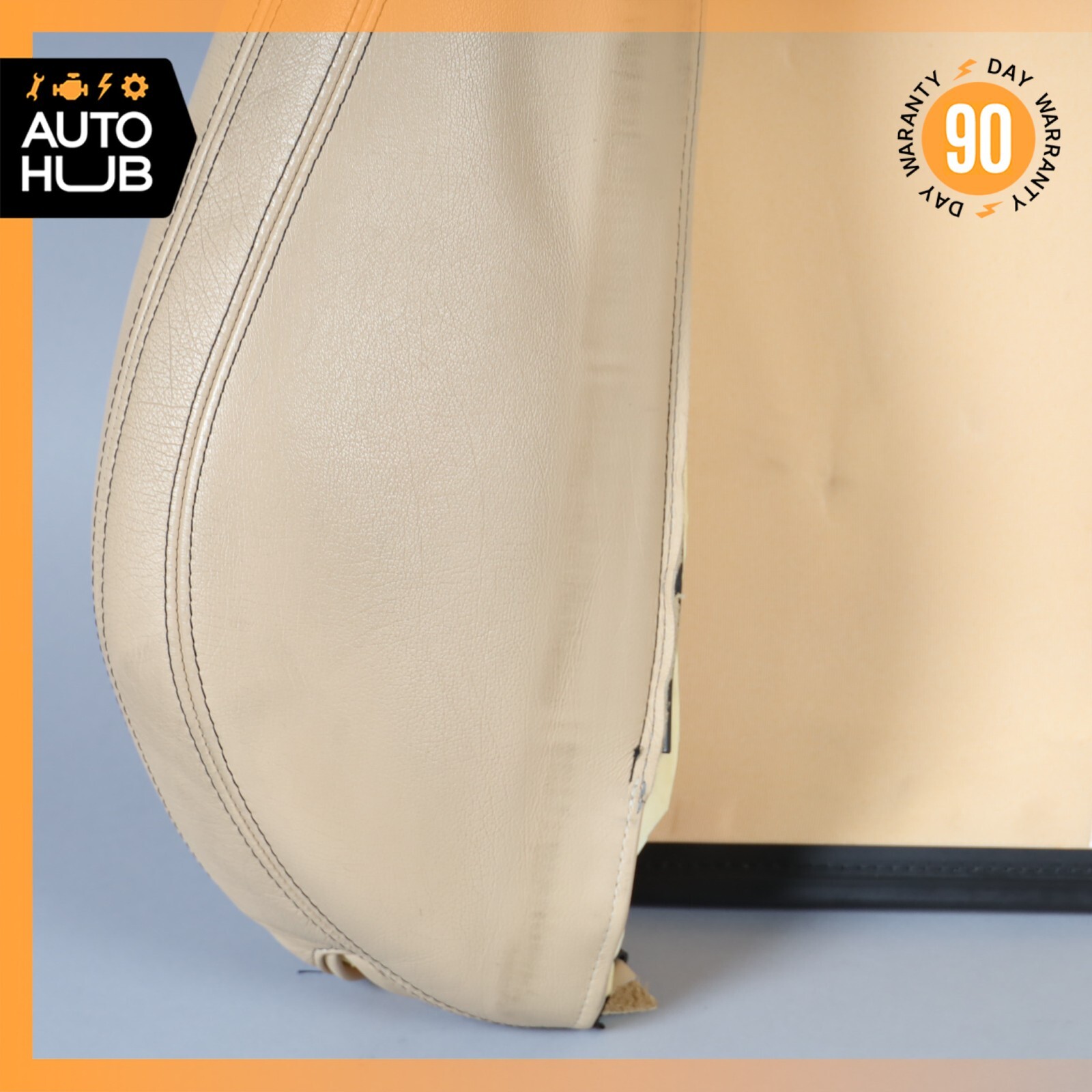 08-12 Maserati GranTurismo M145 Front Left Side Top Upper Seat Cushion Beige OEM