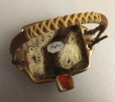 Jasba ceramic ashtray with handle Germany 416 used