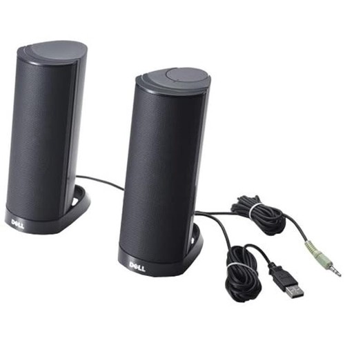 Haut-parleurs d'ordinateur stéréo USB Dell AX210 compact audio haute qualité pour PC neuf G - Photo 3/4
