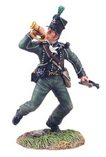 W Britain - Napoleonic British 95th Rifles Bugler Advancing No. 1 36045