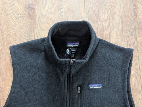 PATAGONIA GOOGLE Hombre Mejor Suéter Chaleco Talla L Negro Aire Libre Trekking - Imagen 2 de 24