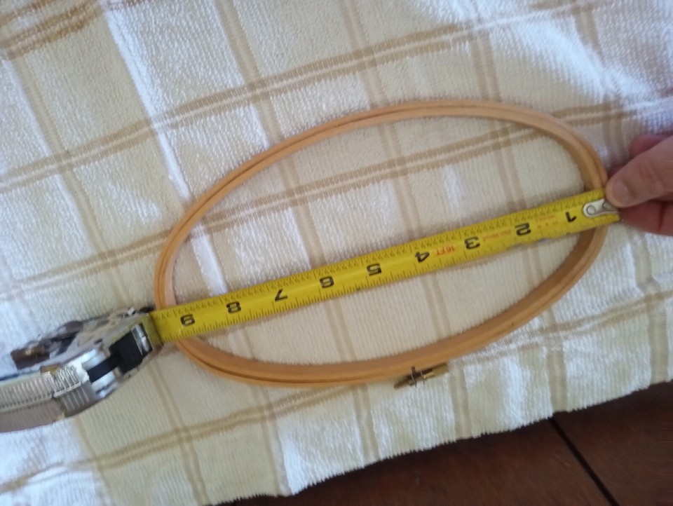 Medium Oval Wood Embroidery Hoops eBay