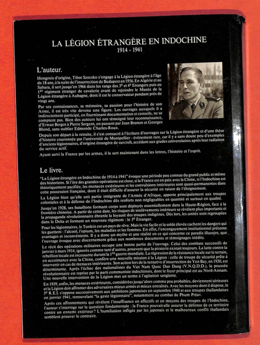 TIBOR SZECSKO " LA LÉGION ÉTRANGERE EN INDOCHINE " DÉDICACE A 9IERRE PUJO 1989 - Picture 2 of 5