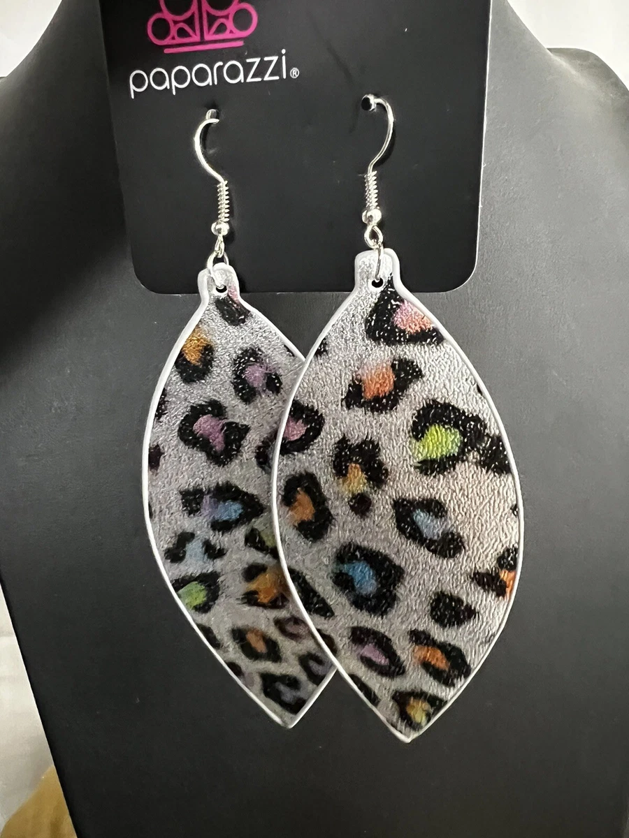 Paparazzi cheetah best sale earrings