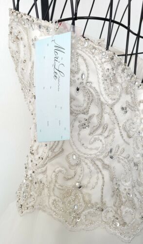 Mori Lee By Madeline Gardner $1000. Ivory Bridal Wedding Dress Sweetheart Size 8 - Picture 7 of 12