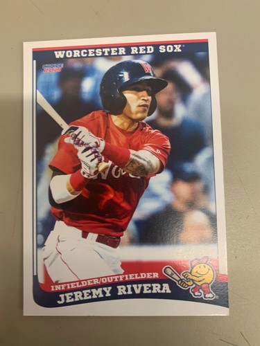 Jeremy Rivera Card 2021 Worcester Red Sox Team Card - Picture 1 of 1