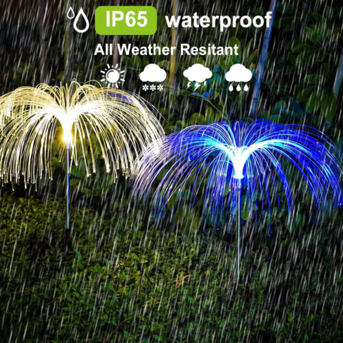 Firework Solar Lights 150 LED Outdoor Waterproof Path Lawn Garden Decor Lamp USA - Picture 7 of 11