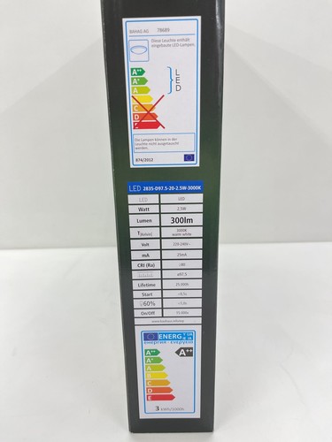 Plafoniera LED Eglo Bressanone 78689 lampada da parete nichel opaco 9 luci 9 x 2,5 Watt - Foto 4 di 6