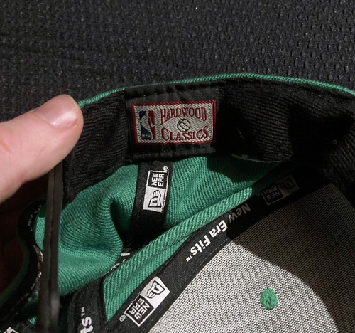 Boston Celtics NBA Snapback Adjustable Cap - 9FIFTY New Era - Hardwood Classics - Picture 4 of 4