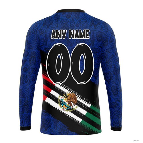LIGA MX Cruz Azul | Special Concept With Aztec Warrior Skull Hoodie Sweatshirt - Picture 7 of 11