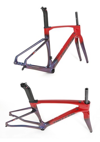 700*40C Carbon Fiber Road Bike Frame Internal Routing Gravel Bike Frameset - Picture 18 of 31