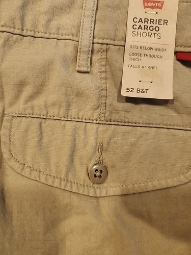 Levi's Cargo Shorts Mens Size 52 Loose Fit Big & Tall Nwt - Picture 2 of 11