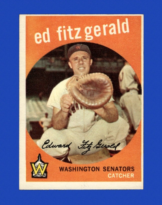1959 Topps Set-Break # 33 Ed Fitzgerald EX-EXMINT *GMCARDS*