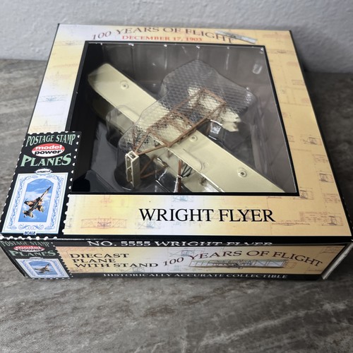Model Power Postage Stamp Planes, 100 Years of Flight, No.5555 Wright Flyer - Picture 2 of 4