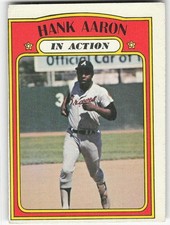 1972 Topps #300 Hank Aaron (low grade) Braves