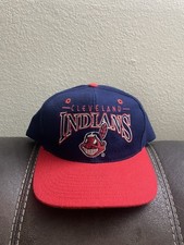 Vintage Cleveland Indians Wahoo Chiefs SnapBack Hat, Wool Blend The Game, Taiwan