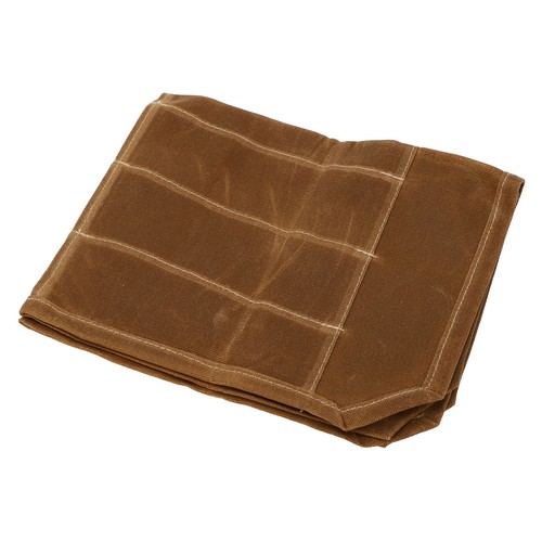 (Khaki)Waxed Canvas Knife Bag 7 Pocket Foldable Chef Knife Roll Bag For AG - Picture 8 of 12