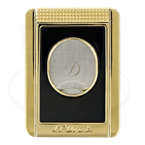 S.T. Soporte cortador de cigarros Dupont negro y dorado, 003393 - Imagen 2 de 3