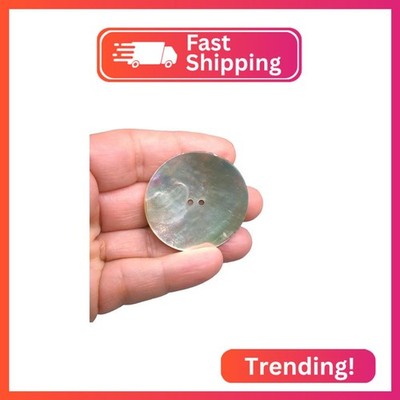 Natural Nacar Pearl Shell Buttons - Nacre - Concha - AKOYA - 2 Holes Round Sewin