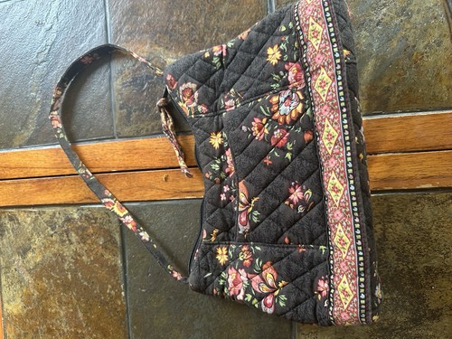 Vera Bradley Molly in Chocolat Floral Bag Handtasche Vintage 1990er - Bild 2 von 15